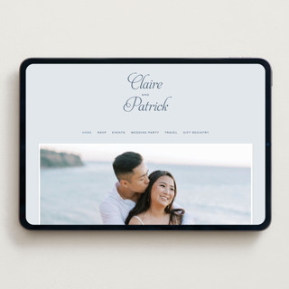 This is a powder wedding websites by Carolyn MacLaren called modernne printing on digital paper in standard