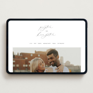 This is a inked wedding websites by Design Lotus called join together printing on digital paper in standard