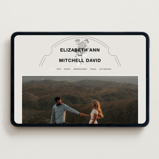 This is a puddle wedding websites by Baumbirdy called sealed printing on digital paper in standard