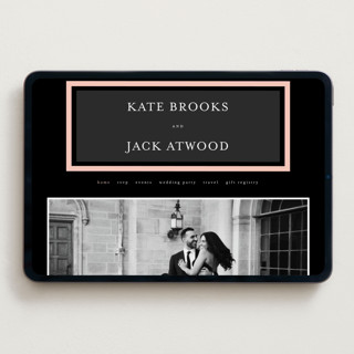 This is a onyx wedding websites by Eric Clegg called elance printing on digital paper in standard