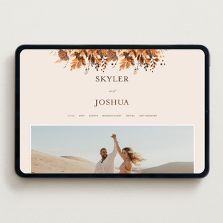 This is a rust wedding websites by Chris Griffith called wedding in aspen printing on digital paper in standard