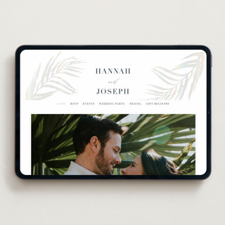 This is a pearl wedding websites by Robin Ott called pristine printing on digital paper in standard