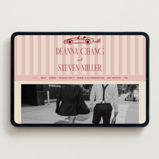 This is a rose wedding websites by Jennifer Lew called thompson printing on digital paper in standard