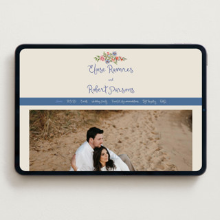 This is a sea wedding websites by Chris Griffith called artisan wedding printing on digital paper in standard