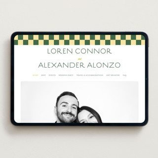 This is a citrus wedding websites by Angela Quan called grid printing on digital paper in standard