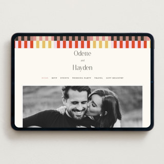 This is a petal wedding websites by Morgan Kendall called quilted grid printing on digital paper in standard