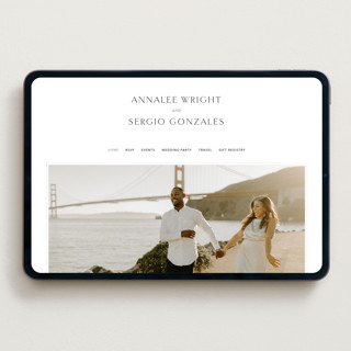 This is a simply white wedding websites by Jennifer Postorino called rhythmic printing on digital paper in standard
