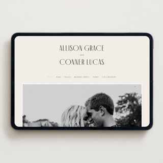 This is a daydream wedding websites by Pixel and Hank called all type printing on digital paper in standard