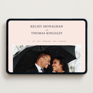 This is a petal wedding websites by Kimberly FitzSimons called story line printing on digital paper in standard