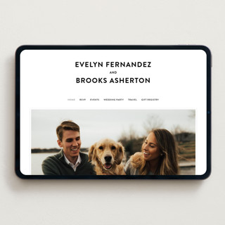 This is a panda wedding websites by Lea Delaveris called make it official printing on digital paper in standard