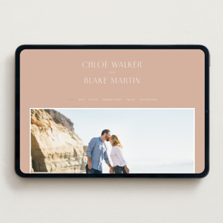 This is a terracotta wedding websites by Kelly Schmidt called overlap printing on digital paper in standard