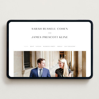 This is a diamond wedding websites by Annie Shapiro called arguello printing on digital paper in standard