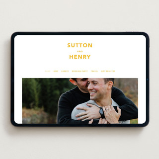 This is a dandelion wedding websites by Kindred Fields called color tone printing on digital paper in standard