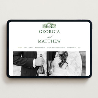 This is a sap wedding websites by Becky Nimoy called gates and pillars printing on digital paper in standard