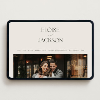 This is a onyx wedding websites by Laura Hankins called galleria printing on digital paper in standard