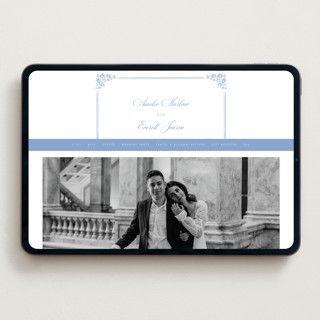 This is a sky wedding websites by Robert and Stella called constance printing on digital paper in standard