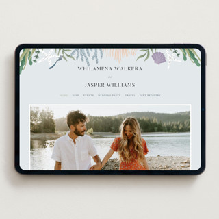 This is a sea wedding websites by Alethea and Ruth called part of your world from disney's little mermaid printing on digital paper in standard