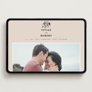 This is a retro wedding websites by Sumak Studio called disney's retro mickey mouse and minnie mouse printing on digital paper in standard