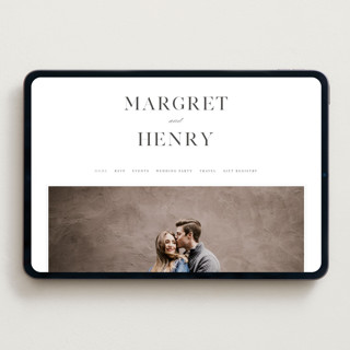 This is a soft black wedding websites by Pixel and Hank called trio printing on digital paper in standard