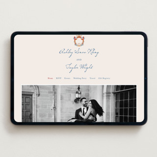 This is a royal wedding websites by Cass Loh called swan crest printing on digital paper in standard