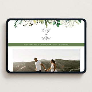 This is a porcelain wedding websites by Susan Moyal called fresh classic printing on digital paper in standard