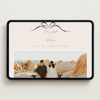 This is a tuxedo wedding websites by Corinne Malesic called bow printing on digital paper in standard