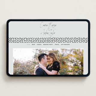 This is a mint wedding websites by Michelle Taylor called signature script printing on digital paper in standard