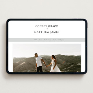 This is a platinum wedding websites by Kristie Kern called conley printing on digital paper in standard
