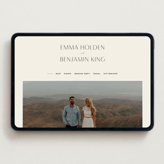 This is a porcelain wedding websites by Jennifer Postorino called glide printing on digital paper in standard