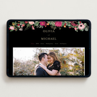 This is a azalea wedding websites by Susan Moyal called meadow love printing on digital paper in standard