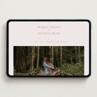 This is a romance wedding websites by Kristin Oliversen called together printing on digital paper in standard