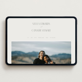 This is a porcelain wedding websites by Jennifer Postorino called unity printing on digital paper in standard