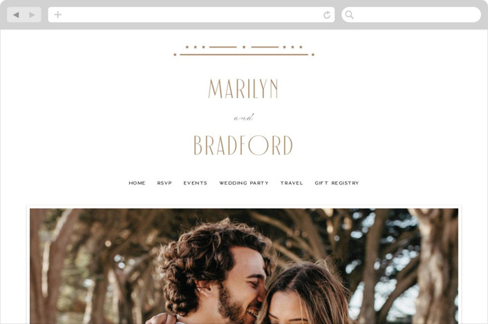 "Encapsulated" - Vintage Wedding Website in Black Tie by Hooray Creative.