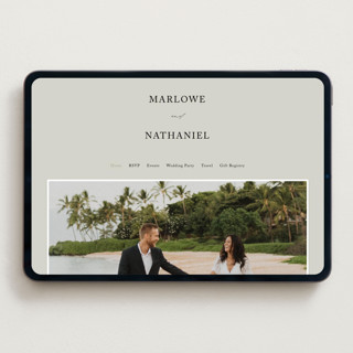 This is a spring wedding websites by Kelly Schmidt called astoria printing on digital paper in standard