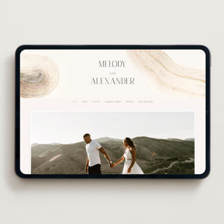 This is a sand wedding websites by Sumak Studio called gentleness printing on digital paper in standard