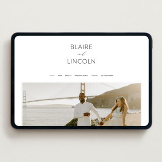 This is a tuxedo wedding websites by Kate Ahn called paire printing on digital paper in standard