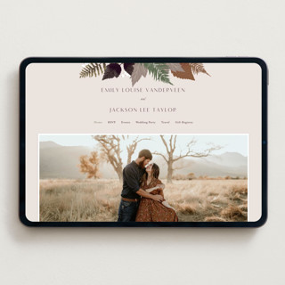This is a natural wedding websites by Alethea and Ruth called autumnal printing on digital paper in standard