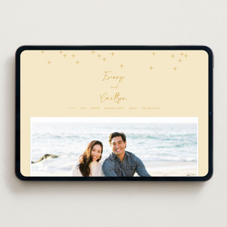 This is a honey wedding websites by Adelyn T. called ink scribble printing on digital paper in standard