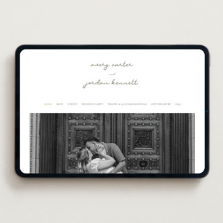 This is a moss wedding websites by Brittney Jensen called the verdure suite printing on digital paper in standard