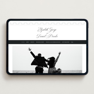 This is a soft black wedding websites by Alston Foster called infinite printing on digital paper in standard