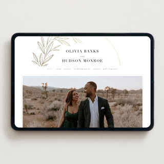 This is a ink wedding websites by Kristie Kern called bianca printing on digital paper in standard