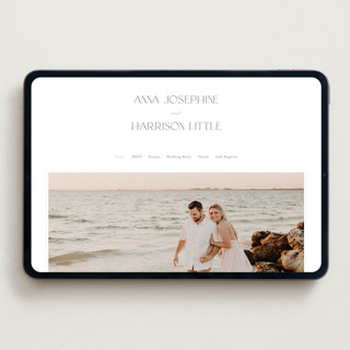 This is a graphite wedding websites by Laura Hankins called sway printing on digital paper in standard
