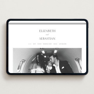 This is a soft black wedding websites by Nicole Walsh called classic frame printing on digital paper in standard