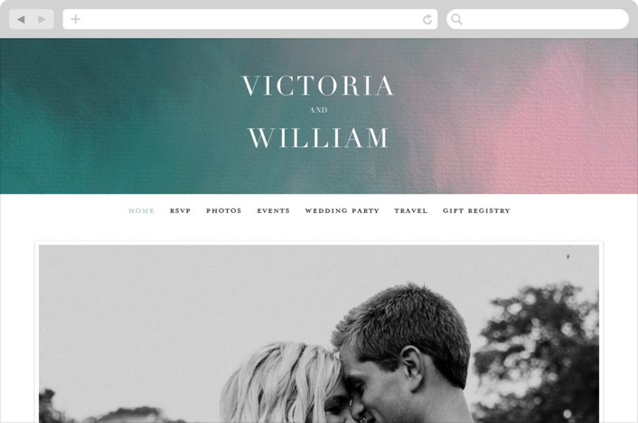"Crazy in Love" - Modern Wedding Website in Mist by iamtanya.