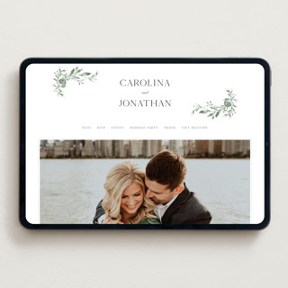 This is a meadow wedding websites by Melanie Kosuge called carolina printing on digital paper in standard