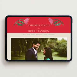 This is a sindoor wedding websites by Creo Study called indian garden printing on digital paper in standard