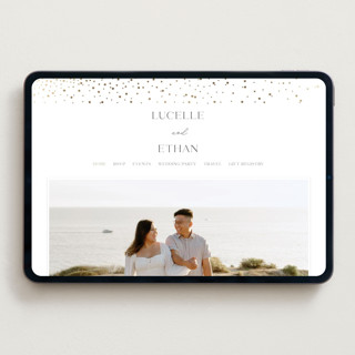 This is a sparkle wedding websites by Pixel and Hank called flicker printing on digital paper in standard