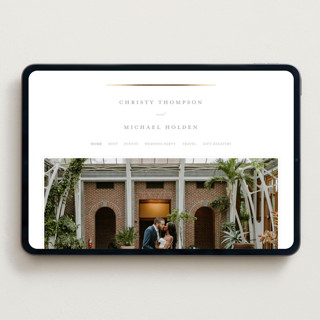 This is a powder wedding websites by Creo Study called ampersand glam printing on digital paper in standard