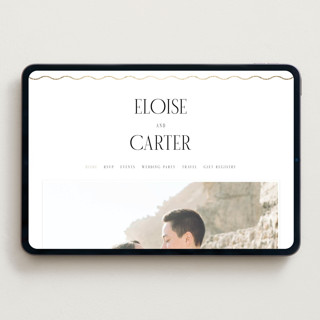 This is a pepper wedding websites by Olivia Raufman called inventive printing on digital paper in standard