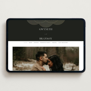 This is a onyx wedding websites by Lori Wemple called ionic printing on digital paper in standard